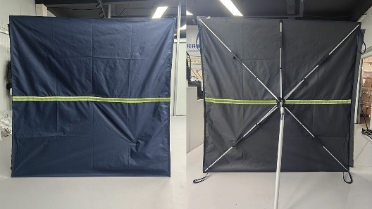 【新品上市】便攜式傘狀圍擋升級(jí)款震撼登場